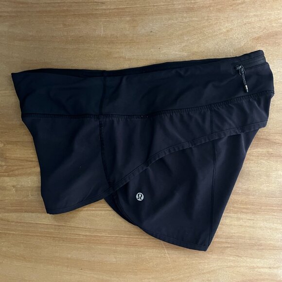 LULULEMON ATHLETICA SHORTS WOMEN’S sz 8 Vented High Rise Lined Running - Picture 1 of 12